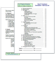 Tool_New IT Employee Orientation